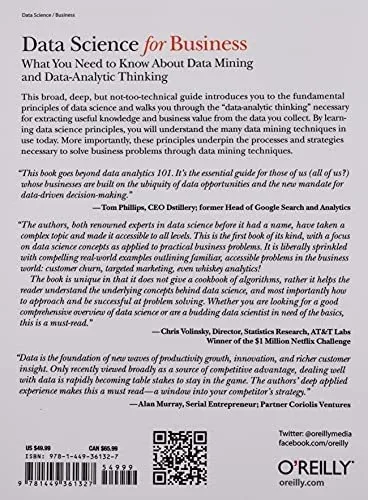 Book : Data Science For Business What You Need To Know Abou