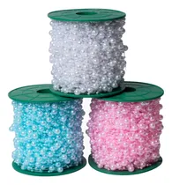 Comprar Tanza Con Perlas X 60 Metros Manualidades Artesanías