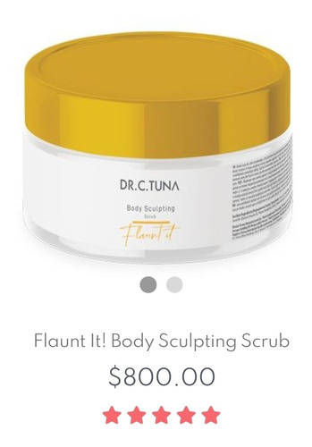 Exfoliante Modelador Para Cuerpo Farmasi Dr C Tuna 