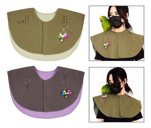 De 2x Parrot Anti Scratch Shoulder Protector Anti Bite Para