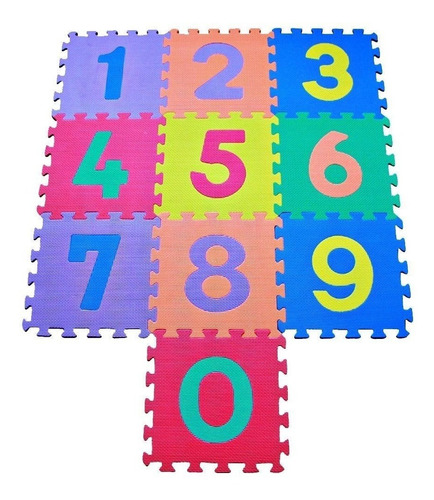 Imagen 4 de 6 de Tapete Foamy Fomi Fomy Letras Numeros Figuras 50 Piezas