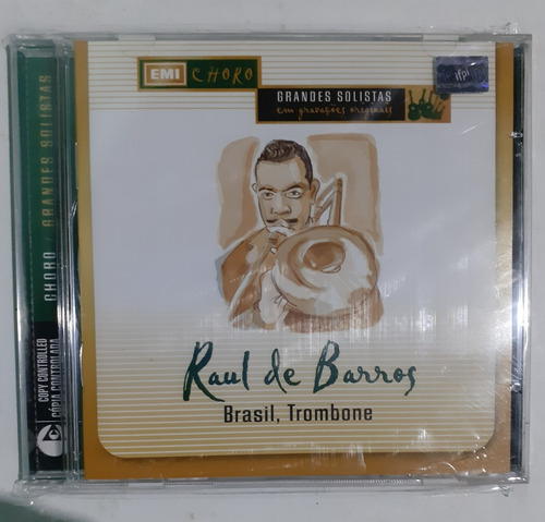 Cd Raul De Barros Brsil, Trombone - Grandes Solistas 2003.