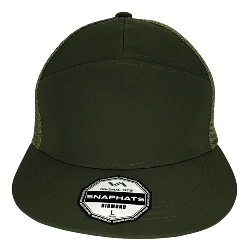 Gorra Plana Trucker Para Bordar De Poliéster, Vinil 5 Piezas