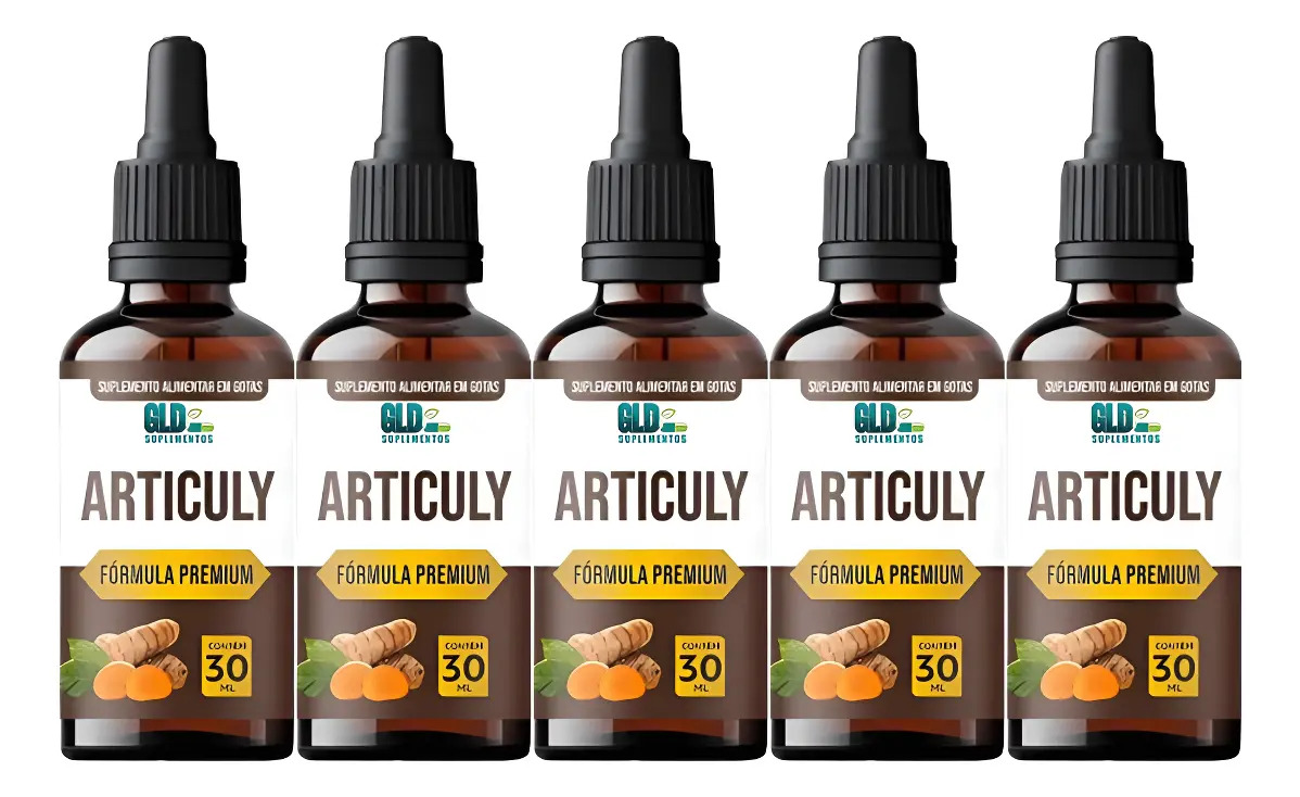 5x Articuly Suplemento Alimentar 30ml - Suplemento Natural — foto 1 de 4
