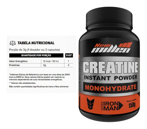 Creatina 150g - New Millen Original Envio Imediato