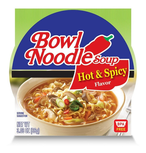 Ramen Coreano Picante Bowl Noodle 86g Nongshim