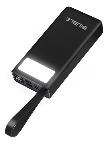 Power Bank - Cargador portátil de 40000 mAh, batería USB-C de 20 W, con 5  salidas y 2 entradas, cargador de teléfono celular externo con soporte para