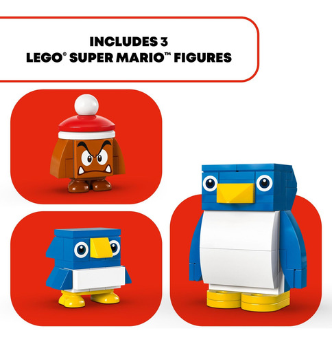 Set De Expansión Lego Super Mario Penguin Family Snow Advent