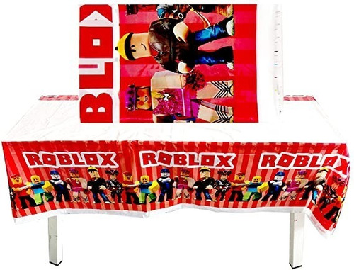 Mantel Roblox Cumpleaños Cotillón Decorativo