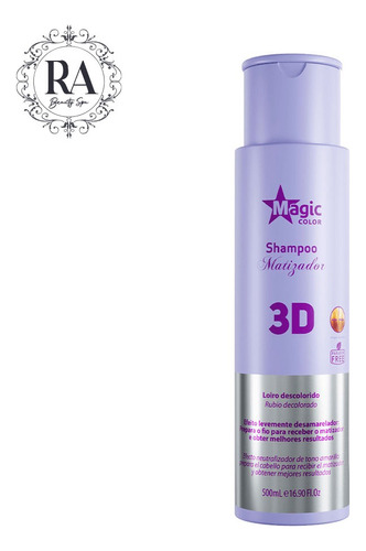 Shampoo Matizador 3d 500 Ml