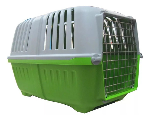 Caja Transportadora Pratiko Mediana 55x36x36 Cm Jaula Perro