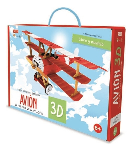 Construye El Avion 3d - Viaja, Conoce, Explora - Motor, De No Aplica. Editorial Manolito Books, Tapa N/a En Español, 2022