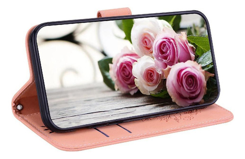 Funda Abatible For Realme C75 Pu Funda De Cuero Cartera
