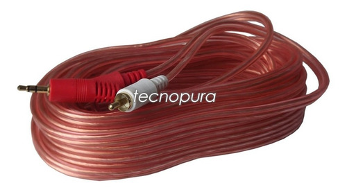 Cable 2x1 Rca A 3.5mm De 10 Metros Transmite Audio Estéreo