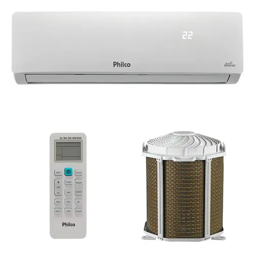 Ar-condicionado Split 12000 Btus Quente Frio Philco Inverter Cor Branco