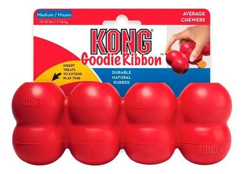 Juguete Para Perros Kong Goodie Ribbon Medium