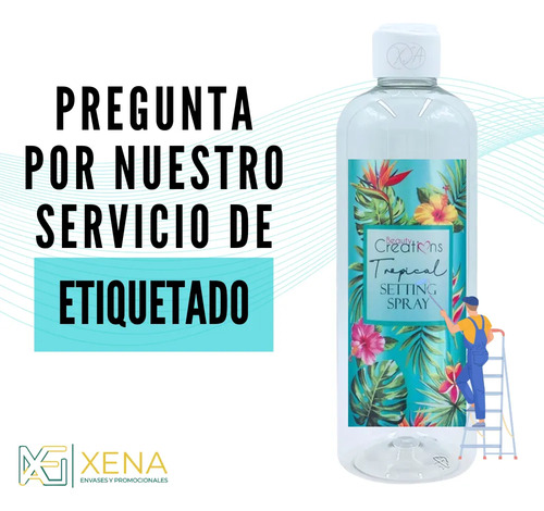 Envases Botellas De Plastico 500 Ml Con Tapa Flip Top X 15