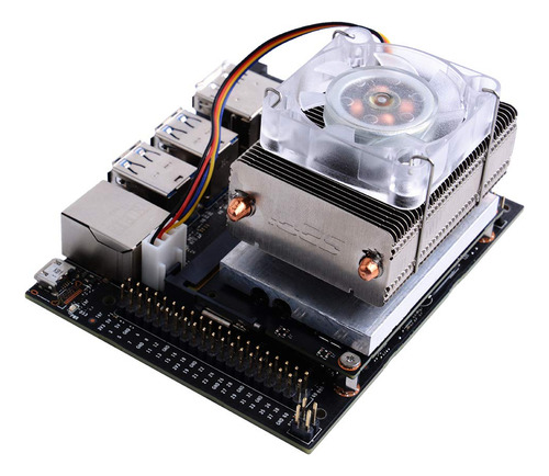 Enfriador Para Cpu Geeekpi | 5 V Pwm, Led | Jetson Nano
