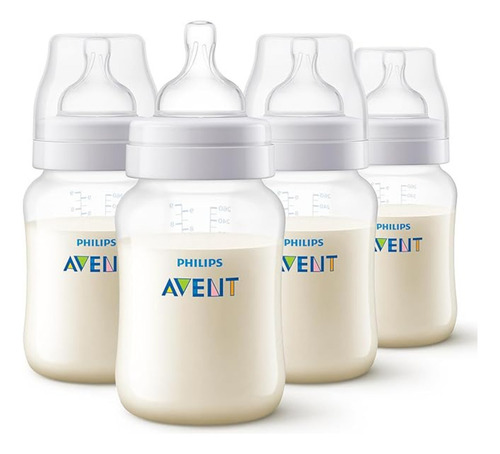 Philips Avent Biberón Anticolic 9 Oz/260ml 4 Pzs