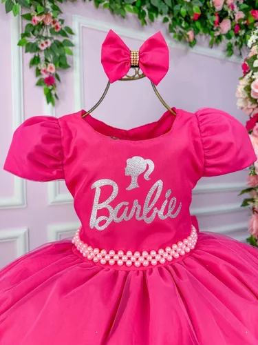 VESTIDO DE FESTA INFANTIL BARBIE