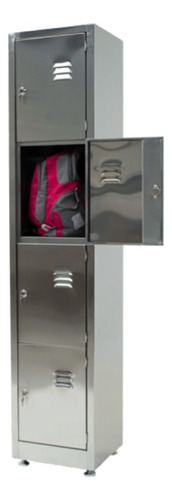 Locker 4 Puertas Acero Inoxidable Myc Inox