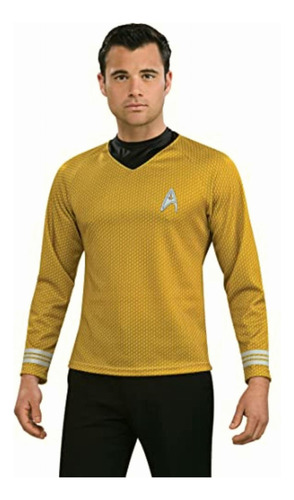 Rubie's Costume Star Trek Gold Star Fleet Uniform Shirt