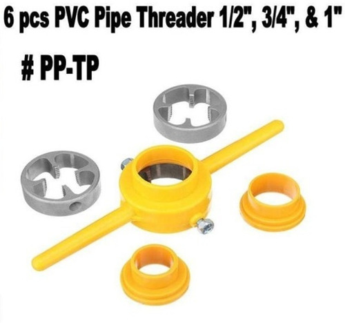 Juego De Terraja Para Tubo Pvc De 1/2 , 3/4 Y 1