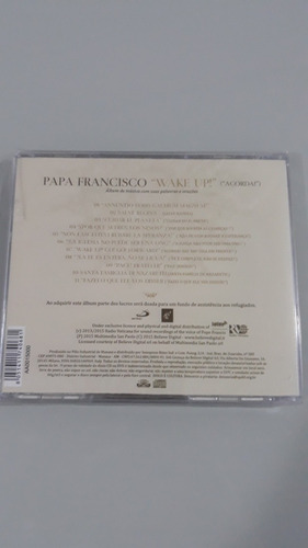 Cd Papa Francisco - Wake Up!(acorda)