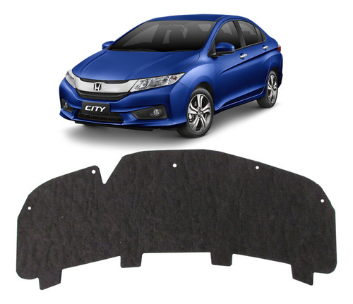 Kit Manta Forro Do Capô E Presilha Honda City 2015 2016 2017