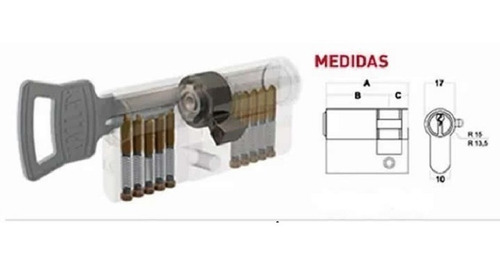 Cerradura Kallay 2100 Cilind. Euro Yale -llave Extra Gratis!