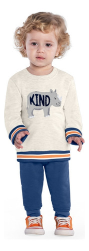 Conjunto Infantil Menino Casaco E Calça Kyly 1000113