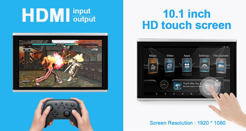 Cz Cabecera Pantalla Tipo Tablet 10 Pulgadas Hdmi Dvd Usb