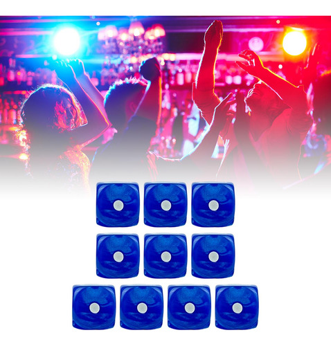 3 Paquete De 2-4 Dados De 10x 6 Caras, Juego De 3 Piezas