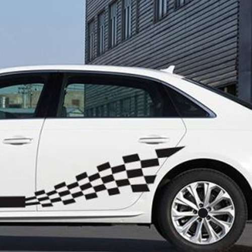 . Calcomanía De Coche Con Estampado De Rayas, Universal,