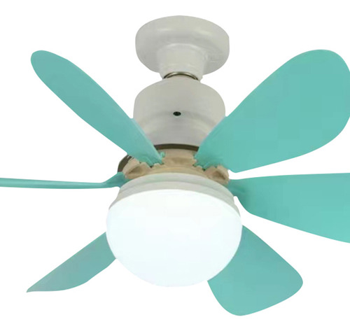 Ventilador De Techo Con Luz Integrada Estructura De
