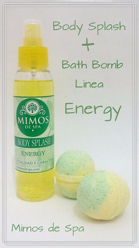Bomba De Baño Efervescente Bath Bomb + Body Splash Perfume