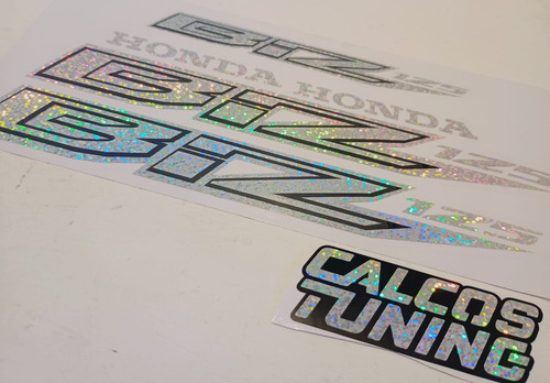 Calco Honda Biz 125 Holográfico Brillos