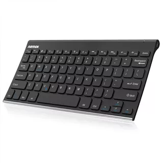 Mini Teclado Bluetooth Arteck De Acero Inoxidable Para Ios iPad Air, Pro, iPad Mini, Android, Macos, Windows Tablets Pc