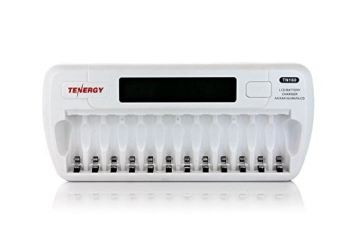 Cargador De Batería Inteligente Tenergy Tn160 12-bay Aa / Aa