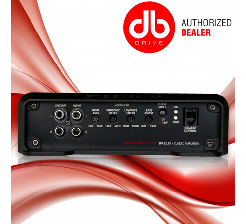 Amplificador Db Drive Spa12.1d De 1200w 1 Ch Clase D 1 Ohm