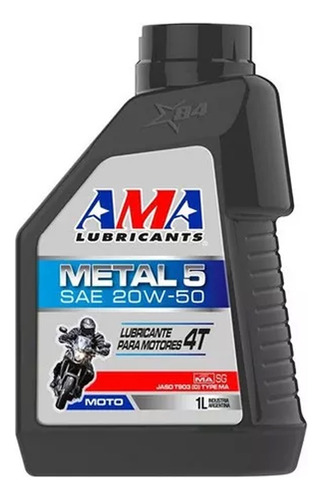 Lubricante Moto 4t Mineral Ama Metal 5 20w50 Marelli
