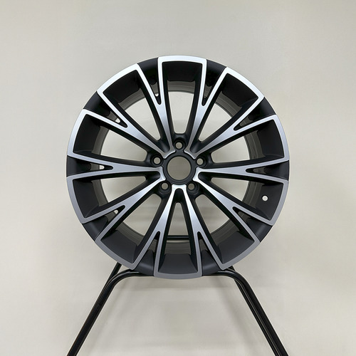 Llanta Aleación Deportiva Audi S6 Vw Golf R18 5x112 Diamantado Negro Mate
