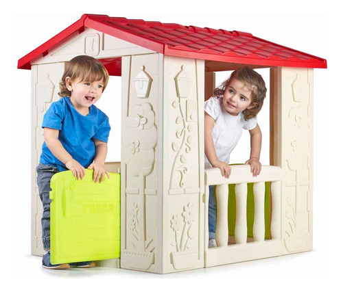 Casita  Feber Happy Con 2 Puertas Color Multicolor 