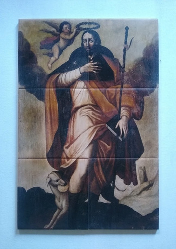 16 De Agosto- San Roque, El Santo De Los Perros  (30x45 Cms)