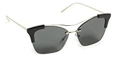 Prada Prda 21us Kui5s0 Negro/gold Plastic Cat-eye Nctpt