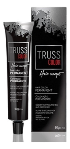 Kit Tinte Truss Professional  Colores truss Truss color permanent tom 8.89 loiro claro pérola