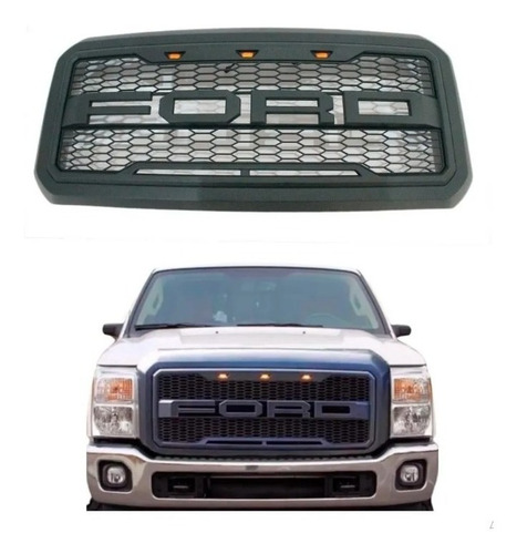 Imagen 6 de 6 de Parrilla Ford F-250 Super Duty 2011-2016 Estilo Raptor