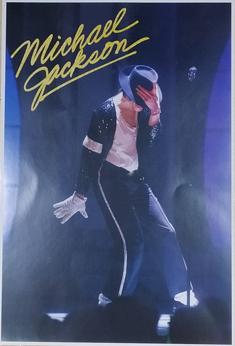 Poster Michael Jackson Sombrero Lamina Laser Clasicos