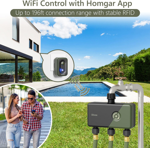 Temporizador De Riego Wifi De 3 Zonas, Temporizador De ...
