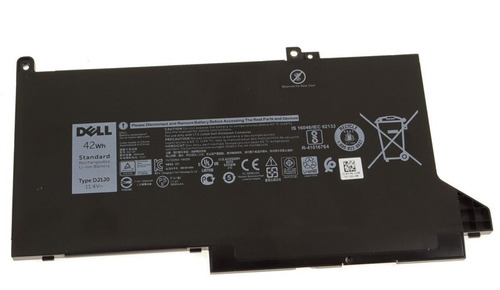 Bateria Original Dell Latitude 7280 7380 7480 Dj1j0 42wh